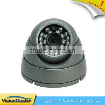 700 TVL waterproof night vision 3.6mm cctv dome camera for car bus