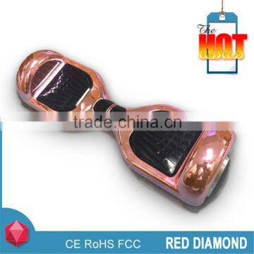 2015 Chrome rose gold cheap hover board 2 wheels with bluetooth Flash B1