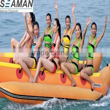 0.9mm PVC Tarpaulin 3 air chambers inflatable water games flyfish banana boat