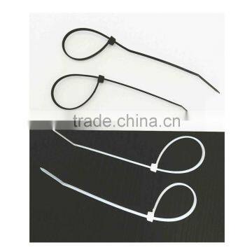 Plastic Nylon Cable Ties 5*300mm 250pcs/bag high quality width 4.6mm black white Standard Self-locking Wire Zip Tie soft cable