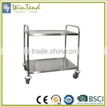 Fast Food Warmer Trolley for Hotel, 2 Tier Hospital Food Trolleys photo-4