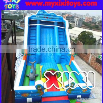 XIXI TOYS Large inflatable slide playground for kids