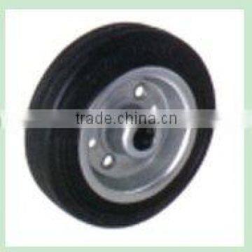 Caster Wheel Series 80R - Rubber Tyre, Metal Rim