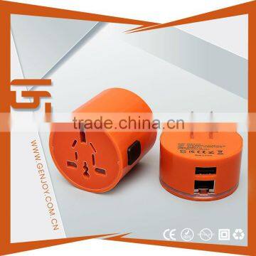 Newest Design GENJOY Walmart Travel Plug Adapter With Usb Charger A1413W photo-6