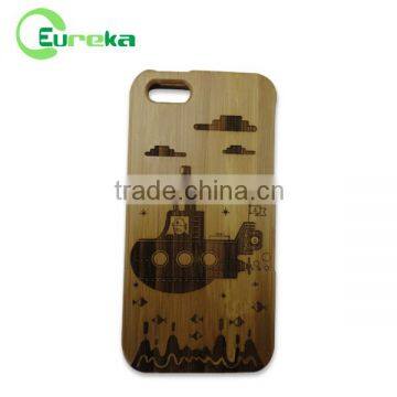 Wholesale custom engraved wooden phone case for IPhone 5,5s,5g