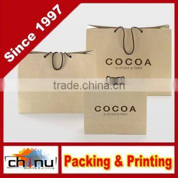 Art Paper White Paper Gift Shopping Promotion Bag (210055)