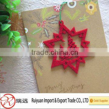 2016 latest design handmade super quality Felt Christmas Decoration