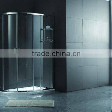 Chrome Finish Indoor shower enclosure shower room with shelf