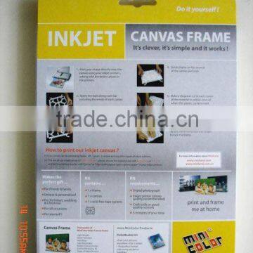 DIY Inkjet Canvas Frame Kit , Plastic canvas Kit for home family
