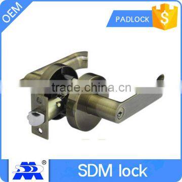 Zinc alloy tubular lever lock, tubular lever lock