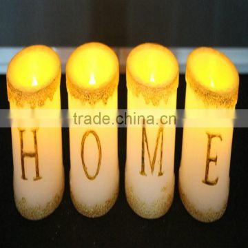 HOME or LOVE Led wax candle light/led light