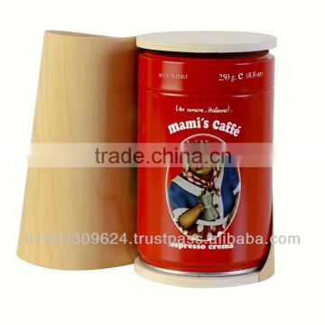 Wooden Gift Box with Exclusive Coffee Tin Single