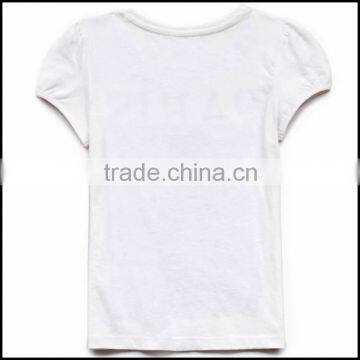 Top Sale Custom Kids Round Neck Blouses Inexpensive t Shirt Printing With Low Prices photo-2