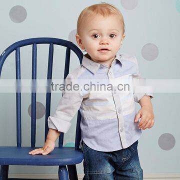 DB2349 dave bella 2015 autumn baby boys fashionable cotton baby tops baby shirts