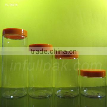 120ml-480ml Clear Plastic PET Canister