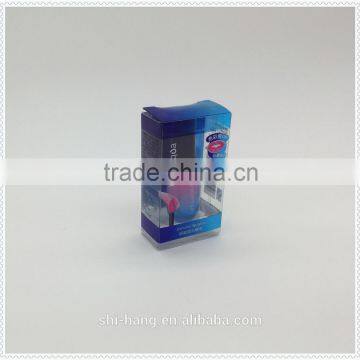 Offset Color Printing PET PVC Plastic Folding Box With Blister Tray for Lip Stick Bottle photo-2