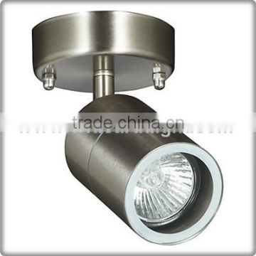 UL CUL Listed Small Brushed Nickel Hotel Metal Wall Light With GU10 Halogen Bulb W30088