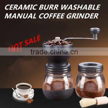 Manual Ceramic Burr Coffee Grinder, Coffee Mill only USD6.5/set, all kinds of manual coffee grinder