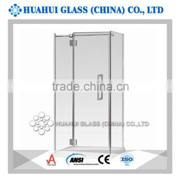 rectangle tempered glass shower enclosure bathroom shower cabin with frame aluminium alloy