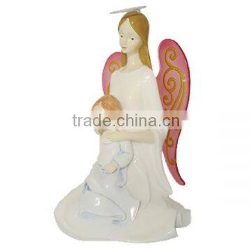 Polyresin Crafts Mother and Baby Statue