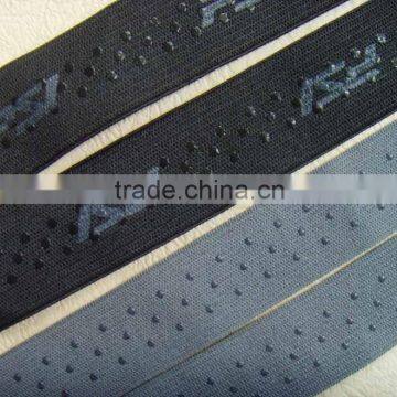 Non-slip jacquard elastic webbing for customized logo