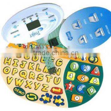 Color Printing Membrane Switch Button