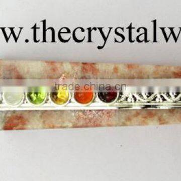 Sunstone Tower Chakra Healing Stick With Angel