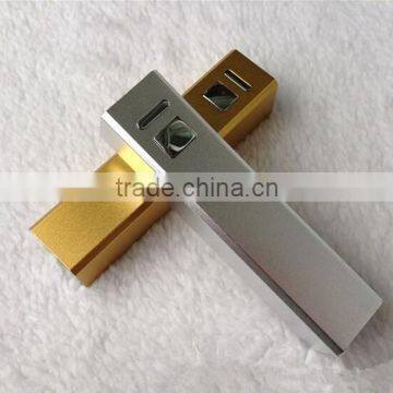 factory wholesale 2600mah mobile power bank portable USB charger