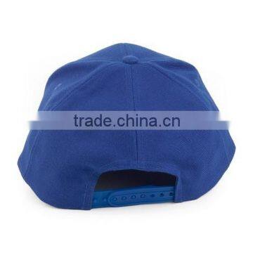 Royal Blue Customized Design 100 Acrylic Snapback Baseball Cap High Quality photo-2