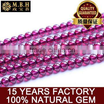 Natural Beads Wholesale 6A Purple Teeth Ukrainian Garnet Beads Semi Finished Fashion Jewelry DIY Handmade Jewelry