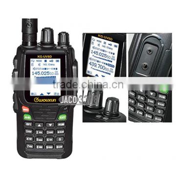 2016 Hot Selling Walkie Talkie Two Way Radio WOUXUN KG-UV8D 5W Ham FM Transceiver with 128CH