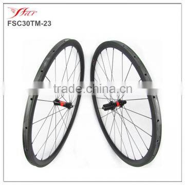 DT240 hub + Sapim aero spokes Xiamen Far Sports carbon tubular wheelset 30mm 23mm sprinting bicycle wheels for climbing 700C