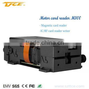 TTCE super quality factory price emv standard magnetic/ic motor card reader for vending and payment kiosk