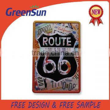 2015 New Hot Fashion environmental custom retro tin sign