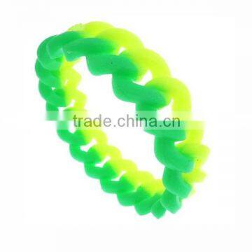 China manufacturer supply fashion silicone bracelet style cheap magnetic silicon wristband