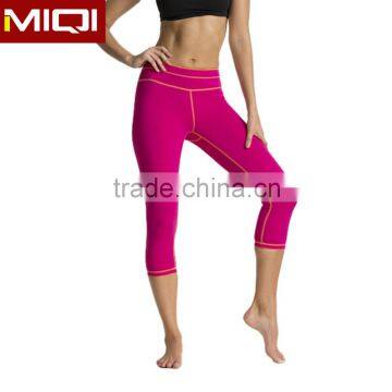 Cheap Wholesale Ladies Gym Wear Women Sexy Workout Yoga Capri Pants photo-3