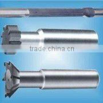 Center--Tungsten carbide T-slot end mill