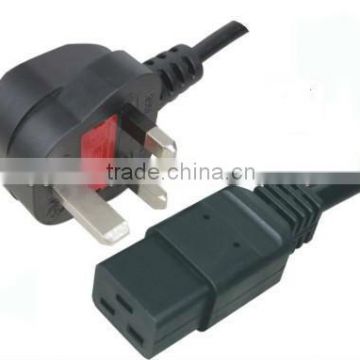 uk power cord with c19