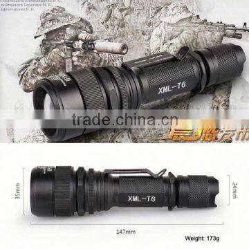 S16 Waterproof Rechargeable Zoom Dimmer High Power Hunting Torch photo-6