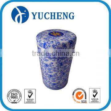 round promotional tea tin can supplier