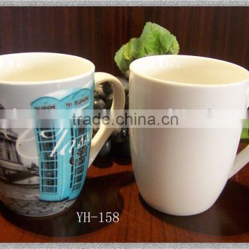 12oz decal porcelian coffee mug in good quality