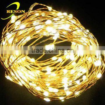 10m Cheap christmas rubber wire LED string light