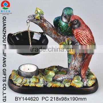 Resin oil burner home decor metallic