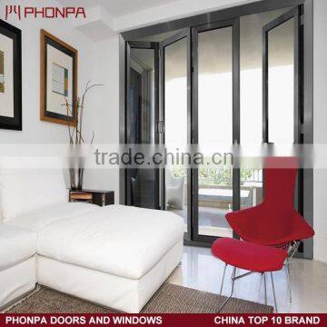 Exterior bifold door aluminum alloy bifold door sliding folding door price