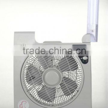 12"inches new design rechargeable box fan 2015