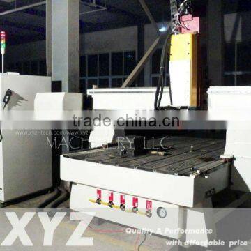 Plywood CNC Engraving Machine XYZ 1325 4 Axis ATC