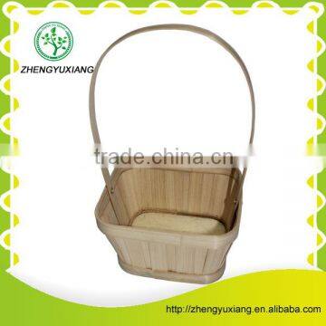 Handmade High Quality Bamboo Basket With Handle for Wholesale photo-3