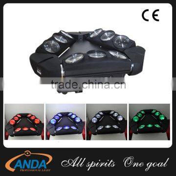 Hot Selling Spider Moving 9 Eye 9*10W RGBW 4IN1 Full Color LED Spider Beam Moving Head