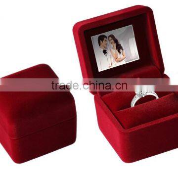 Wholesale Classic Plastic Red Movie Box Music Ring Boxes