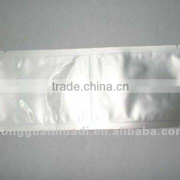 small unprinted aluminum foil zip lock bag